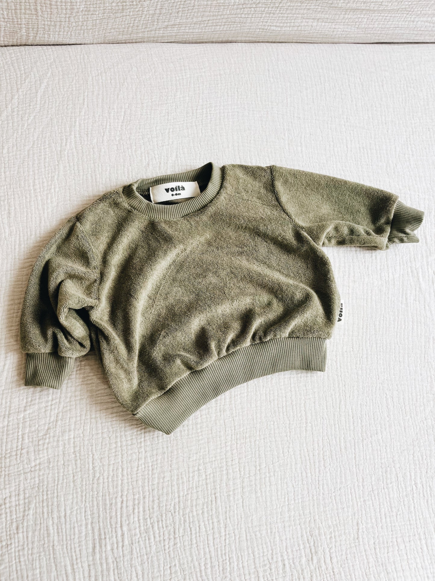 Hazelnut Terry Sweatshirt