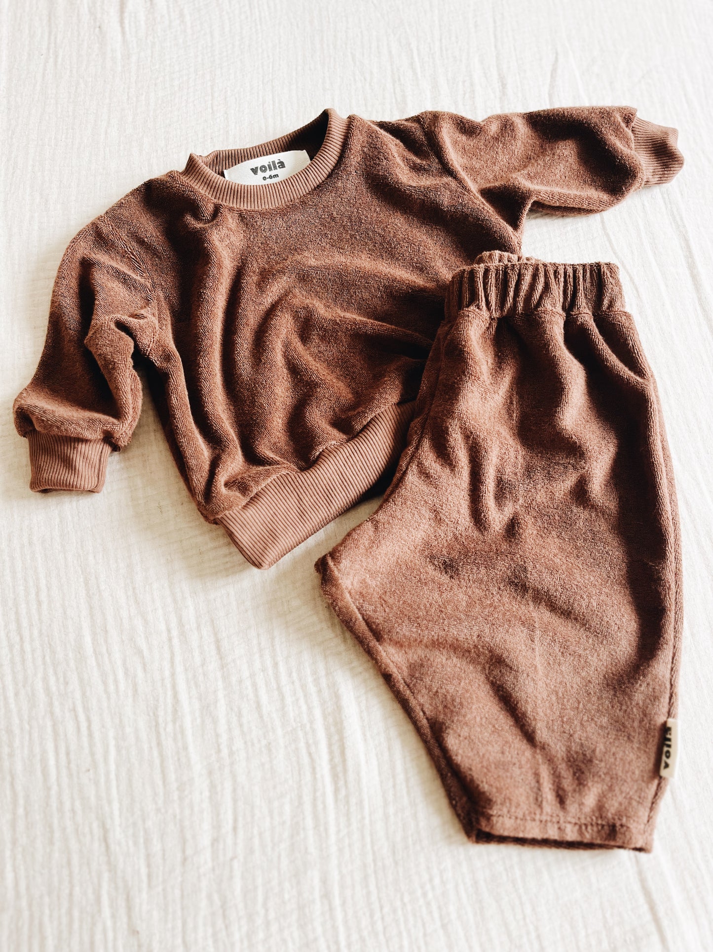 Hazelnut Terry Sweatshirt