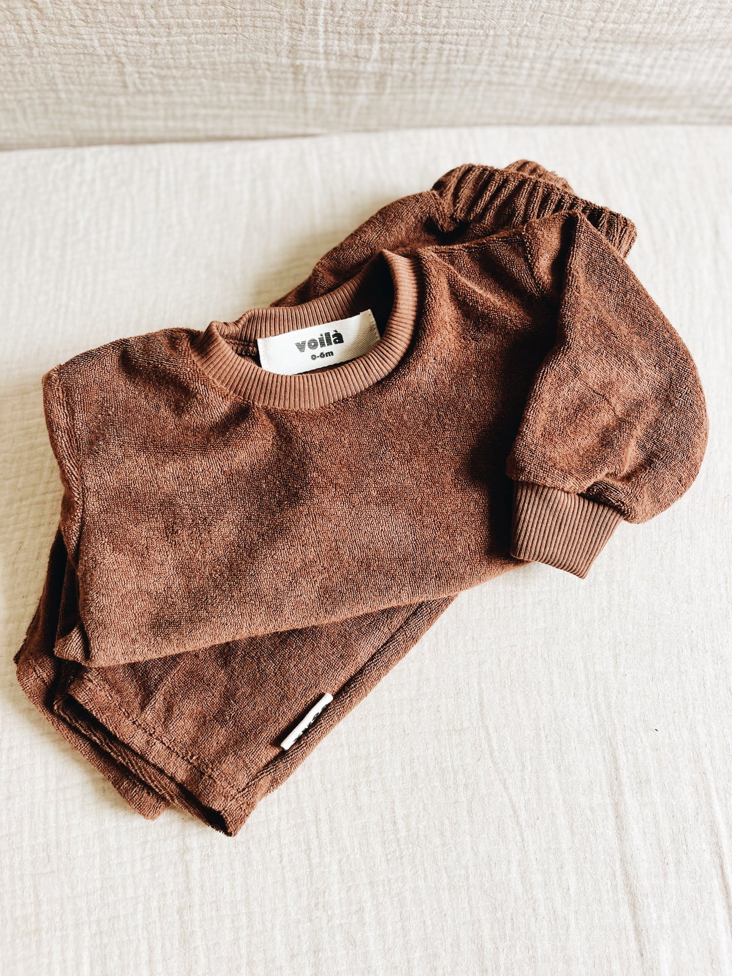 Hazelnut Terry Sweatshirt