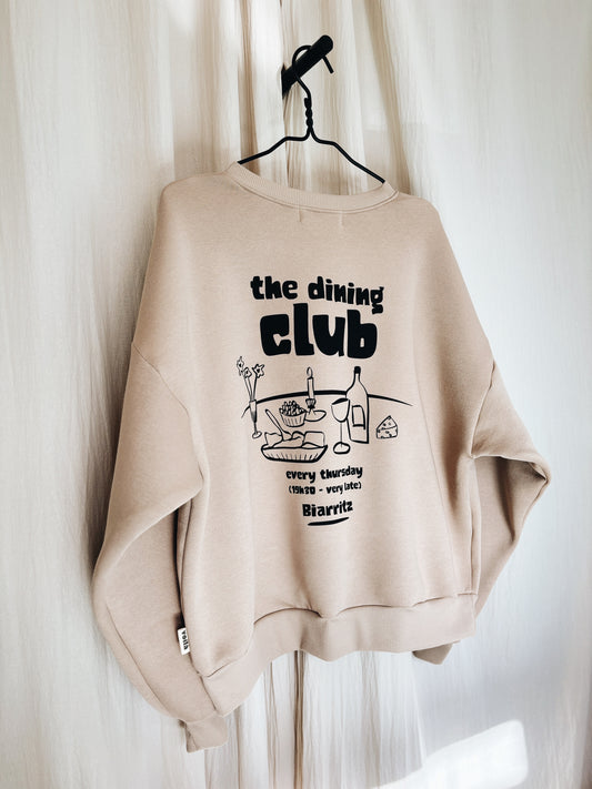 Sweat Femme "The dining club" À Personnaliser