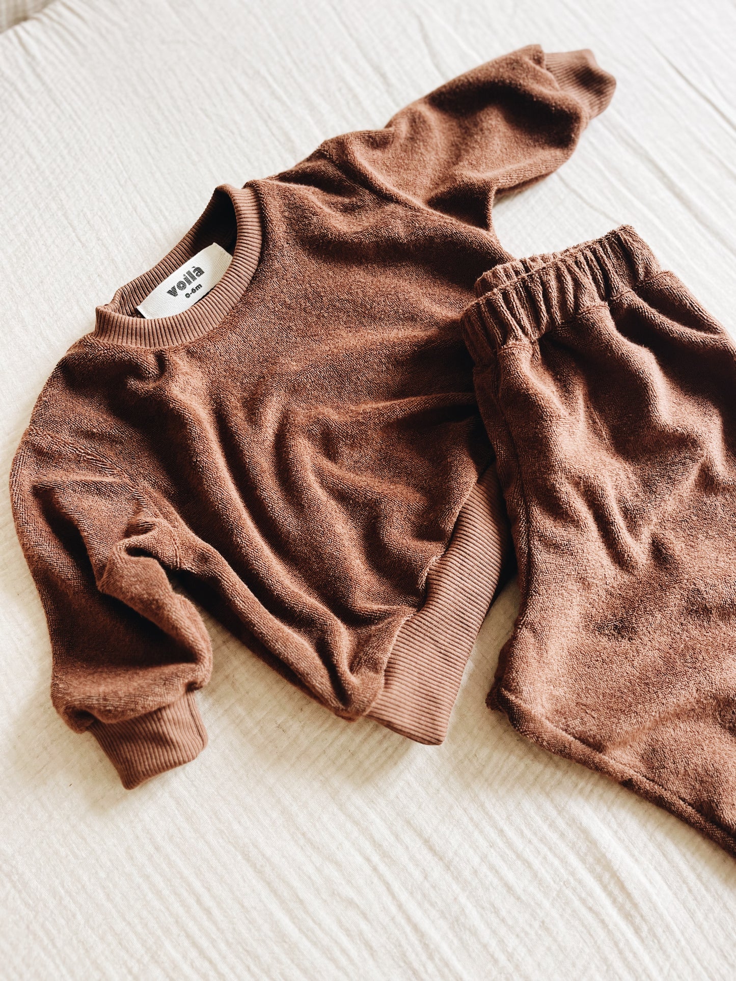 Hazelnut Terry Sweatshirt